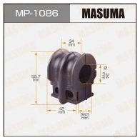 Втулка стабилизатора MASUMA 1422883452 8 1Z0JL MP-1086