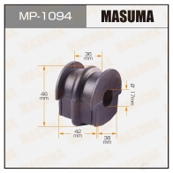 Втулка стабилизатора MASUMA 6GT 36XU MP-1094 1422883394