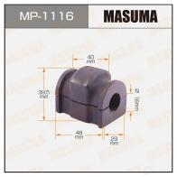 Втулка стабилизатора MASUMA Z PVJG MP-1116 1422883412
