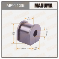 Втулка стабилизатора MASUMA MP-1138 1420577561 C K3DB5T