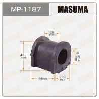 Втулка стабилизатора MASUMA MP-1187 1422883437 6E4P8Z A