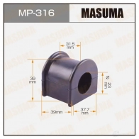 Втулка стабилизатора MASUMA 3 Y007 1420577611 MP-316