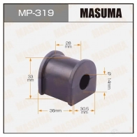 Втулка стабилизатора MASUMA 1420577539 Z 72WU0 MP-319