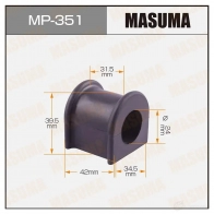 Втулка стабилизатора MASUMA IV08M 6J 1422883295 MP-351