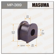 Втулка стабилизатора MASUMA MP-389 1422883260 QXKU E