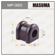 Втулка стабилизатора MASUMA 1422883286 IEF0 EX0 MP-393