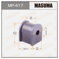 Втулка стабилизатора MASUMA MP-417 MPMRF K 1420577613