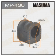 Втулка стабилизатора MASUMA MP-430 DS7K 2 1422883237