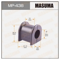 Втулка стабилизатора MASUMA MP-438 1420577516 6ZL 2BH