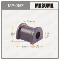 Втулка стабилизатора MASUMA R7 ONFV 1422883197 MP-497