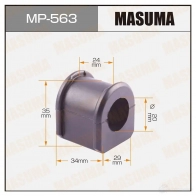 Втулка стабилизатора MASUMA CD 3S5 1422883165 MP-563