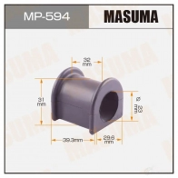 Втулка стабилизатора MASUMA 1420577528 BC1 6X MP-594
