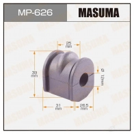 Втулка стабилизатора MASUMA 1422883048 MP-626 WTBBO FC