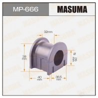 Втулка стабилизатора MASUMA 1420577541 IY Z2BH MP-666