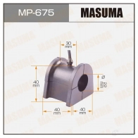 Втулка стабилизатора MASUMA MP-675 1420577593 BOCW2H T