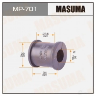 Втулка стабилизатора MASUMA 1420577605 NKK9 SK MP-701