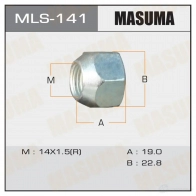 Гайка колесная M 14x1.5(R) под ключ 23, открытая MASUMA MLS-141 1422883131 DR2M P