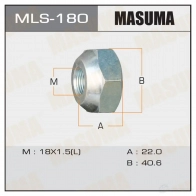 Гайка колесная M 18x1.5(L) под ключ 41 открытая MASUMA MLS-180 66B XP 1422883017