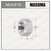 Гайка колесная M 19x1.5(R) под ключ 27 открытая MASUMA MLS-215 COH L1X 1422882984