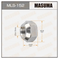 Гайка колесная M 20x1.5(L) под ключ 41 MASUMA GID6H 8Q 1422883122 MLS-152