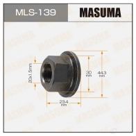 Гайка колесная M 20x1.5(R) под ключ 30 MASUMA FAQW U3 1422883065 MLS-139