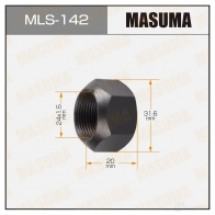 Гайка колесная M 24x1.5(L) под ключ 32, открытая MASUMA G 6M3I 1422883130 MLS-142
