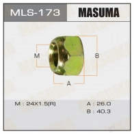 Гайка колесная M 24x1.5(R) под ключ 41 открытая MASUMA MLS-173 W9FU5 F 1422883022