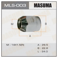 Гайка колесная M14x1.5(R) под ключ 23 MASUMA 1422883089 QLXXW 84 MLS-003
