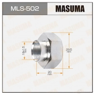 Гайка ШРУСа M18x1.5(R) под ключ 30 MASUMA 1422883012 2 IGJ5 FH9FT7T MLS502