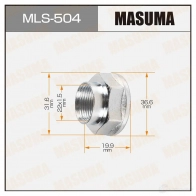 Гайка ШРУСа M22x1.5(R) под ключ 32 MASUMA 1422883010 5QB7PRF C R5V2 MLS504