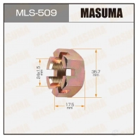 Гайка ШРУСа M24x1.5(R) под ключ 36 MASUMA 8UDTM 1422883005 KP 5BC MLS509