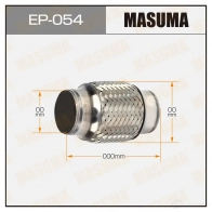 Гофра глушителя Interlock 42x100 MASUMA 5 1KQ01 EP054 1422887917
