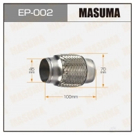 Гофра глушителя Interlock 45x100 MASUMA EP002 XV Q0R7R 1422887914