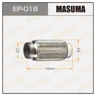 Гофра глушителя Interlock 51x160 MASUMA 6 8OBCK 1422887962 EP018