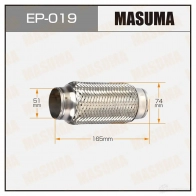 Гофра глушителя Interlock 51x165 MASUMA EP019 V VTI813 1422887961