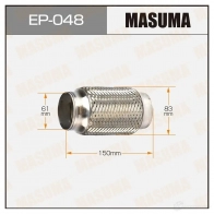 Гофра глушителя Interlock 61x150 MASUMA EP048 1422887929 D EM2Y0U
