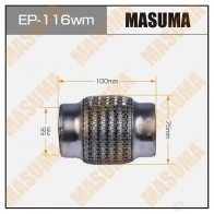 Гофра глушителя wiremesh 55x100 MASUMA H9O TF4 EP116WM 1439697296