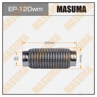 Гофра глушителя wiremesh 55x200 MASUMA 1439697300 EP120WM A R8VO