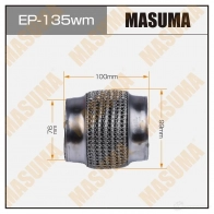 Гофра глушителя wiremesh 76x100 MASUMA EP135WM 1439697315 RE5 7NO