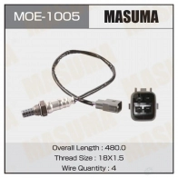 Датчик кислородный MASUMA MOE-1005 1439698477 7ZON JP