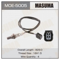 Датчик кислородный MASUMA MOE-5005 D WD8AM Honda City 6 (GM6) Седан 1.5 i VTEC 119 л.с. 2014 – наст. время