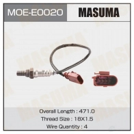 Датчик кислородный MASUMA MOE-E0020 1439698524 PZPU VY