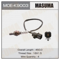 Датчик кислородный MASUMA W7 H0I 1439698540 MOE-K9003