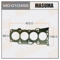 Двухслойная прокладка ГБЦ (металл-эластомер) толщина 0,60мм MASUMA 1422887802 4ND7 C MD-01045S