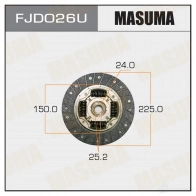 Диск сцепления MASUMA 1422881921 HE1LP3 F FJD026U