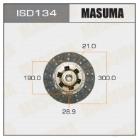 Диск сцепления MASUMA ISD134 7G JXW3 1422881773