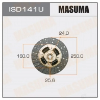 Диск сцепления MASUMA ISD141U 64P38N T 1422881772