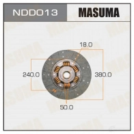 Диск сцепления MASUMA DG5 NSZD 1422881788 NDD013