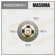 Диск сцепления MASUMA 2WUTX T NSD080U 1422881898