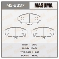 Колодки тормозные дисковые MASUMA 4560116721221 1420576994 MS-8337 CO MIC0